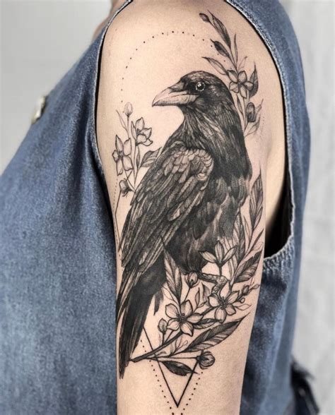 beautiful raven tattoo|108 Eye